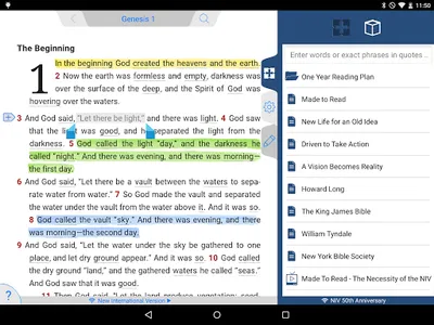 NIV 50th Anniversary Bible screenshot 15