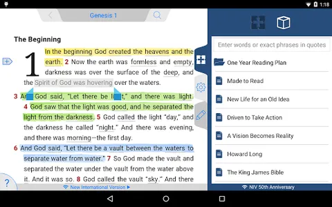 NIV 50th Anniversary Bible screenshot 9