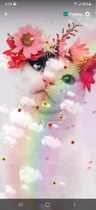 Cute Cate Live Wallpaper screenshot 2