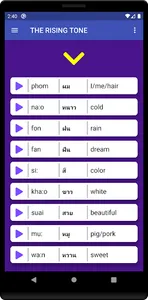 Thai Tone Trainer screenshot 2
