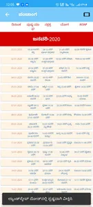 Latest Kannada Calendar 2021-  screenshot 4