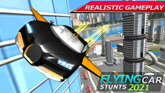 Real Flying Car Driving Games screenshot 0