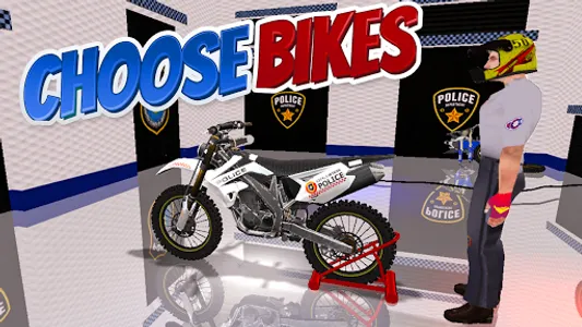 Police Games Motor Bike Games screenshot 2