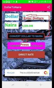 Dollar To Naira Converter screenshot 0
