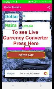 Dollar To Naira Converter screenshot 1