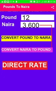 Pounds To Naira screenshot 1