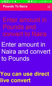 Pounds To Naira screenshot 2
