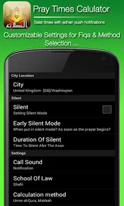 Prayer times - Salat times cal screenshot 4