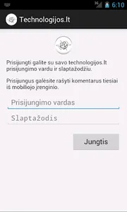 Technologijos.lt aplikacija screenshot 5