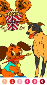 Dogs Color By Number screenshot 0