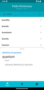 Paite English Dictionary screenshot 1