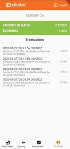 DelishGo Rider screenshot 2