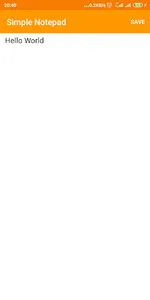 Simple Notepad screenshot 1