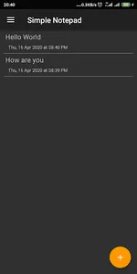 Simple Notepad screenshot 2