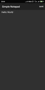 Simple Notepad screenshot 3