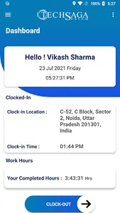 TechSaga CRM screenshot 2