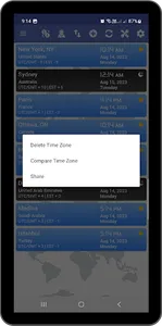 World Clock Time Zones Widget screenshot 23