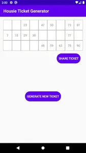Housie Ticket Generator screenshot 1