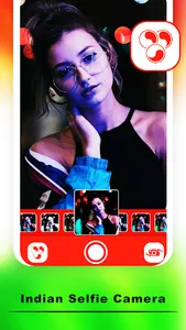 Indian Selfie Camera and Editi screenshot 1