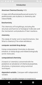 Chemistry  Terms screenshot 1