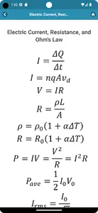 Physics Equations screenshot 4