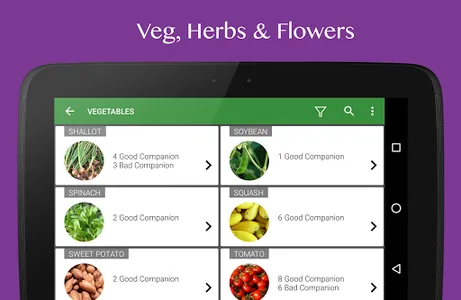 Vegetables Info+Care Reminders screenshot 7