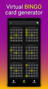 SnapBingoX Virtual Bingo Cards screenshot 0