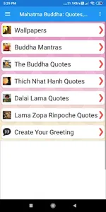 Mahatma Buddha Quotes, Mantras screenshot 0