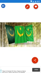 Mauritania Flag Wallpaper: Fla screenshot 1