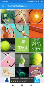 Tennis HD Wallpapers screenshot 4