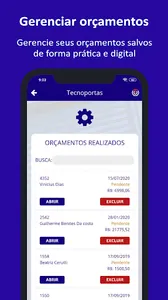 Tecnoportas - Crie Orçamentos  screenshot 7