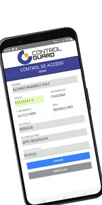Control Guard Accesos Demo screenshot 2