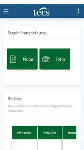 MyTECS screenshot 2
