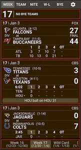 VS. 2023 NFL Schedule & Scores screenshot 0