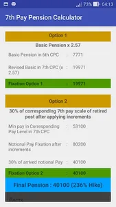 7th Pay Final Calculator screenshot 4