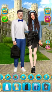 Rich College Couple Dress Up screenshot 12