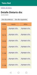 Agenda TPV Teico screenshot 3