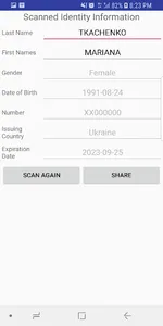 Passport Scanner screenshot 1