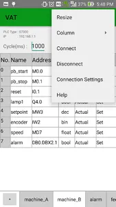 PLC Siemens VAT demo screenshot 3