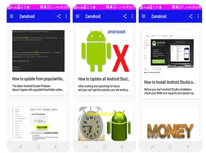Zamdroid screenshot 2