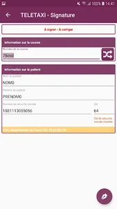 TELETAXI - Signature screenshot 2
