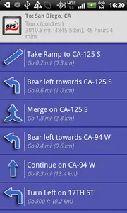 SmartTruckRoute Truck GPS Navi screenshot 1