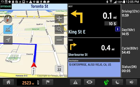 Navigation North America screenshot 2