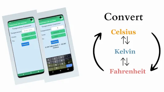 Temperature unit converter screenshot 0