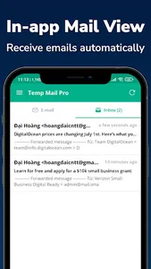 Temp Mail Pro - Multiple Email screenshot 2