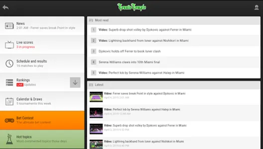 Tennis Temple - Live scores screenshot 15