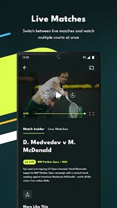 Tennis TV - Live Streaming screenshot 2