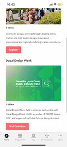 Dubai Design Week App screenshot 1