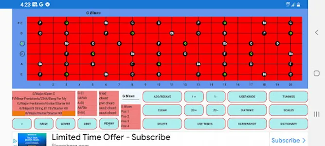 Chord and Scale Finder Libre screenshot 18