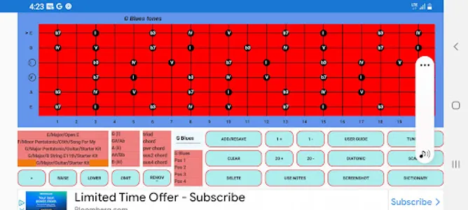 Chord and Scale Finder Libre screenshot 3